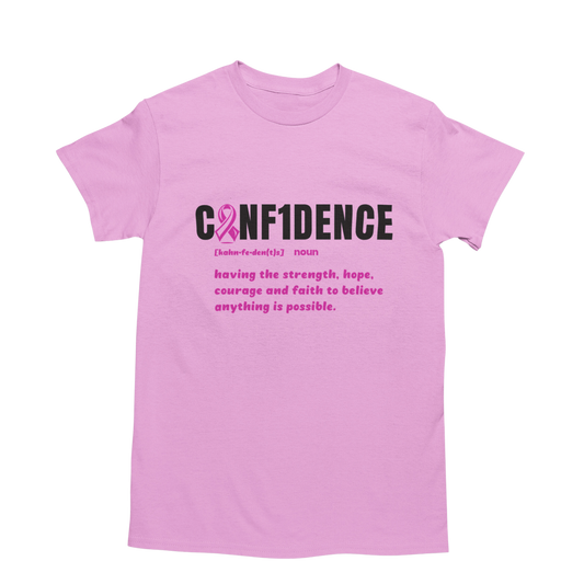 Conf1dence Breast Cancer Awareness Tee