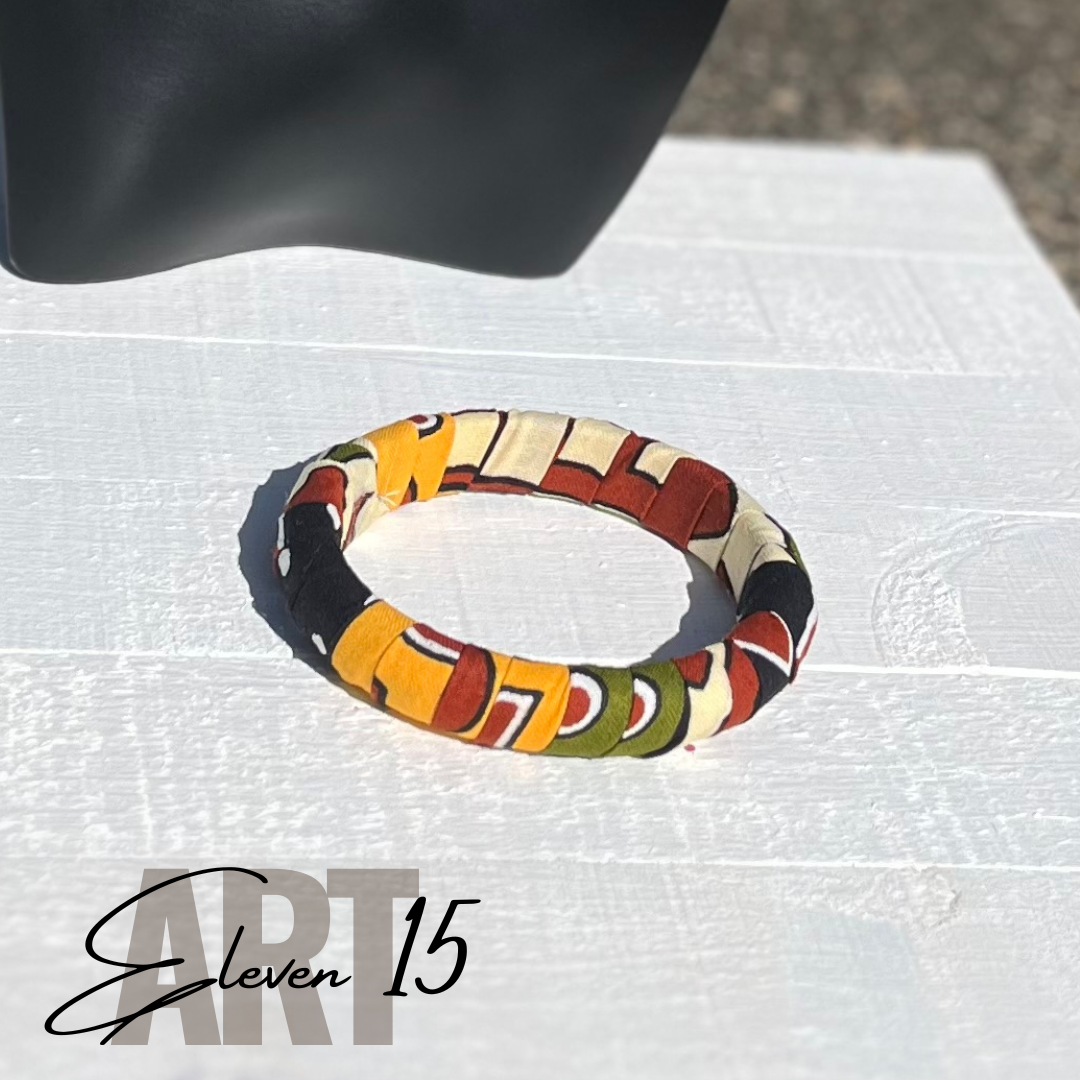 Handcrafted Artistic Bracelet - Eleven 15 Art Custom Jewelry